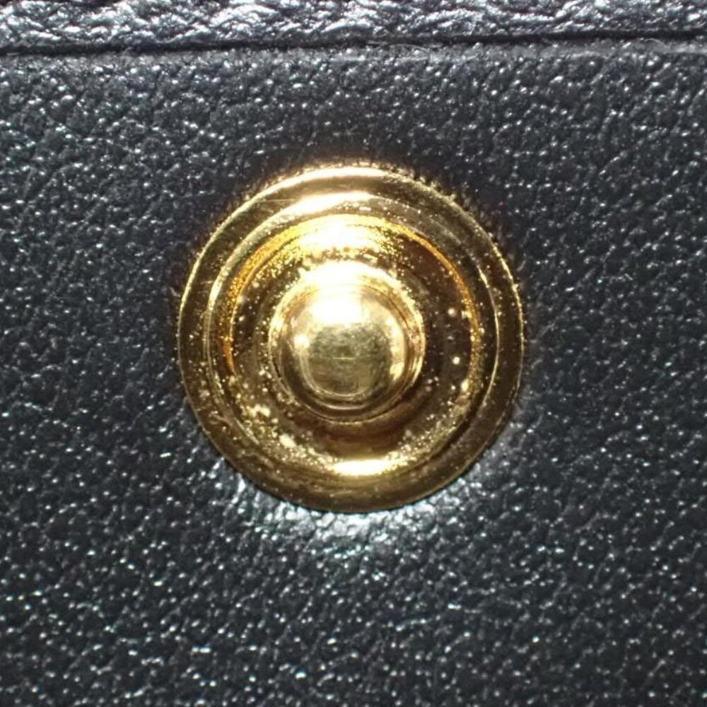 Versace Medusa Head Bifold Leather Wallet - Black & Gold - Picture 9 of 12